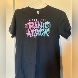 Dimension 20 “Roll for Panic Attack” T-shirt